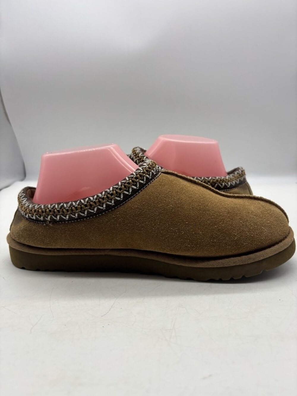 UGG Tasman 5955 Classic Chestnut Suede Sheepskin Wool Slippers Women's Size 8 - Picture 7 of 13